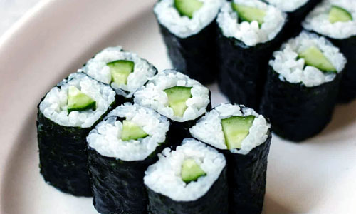 Cucumber Sushi Classic Plate